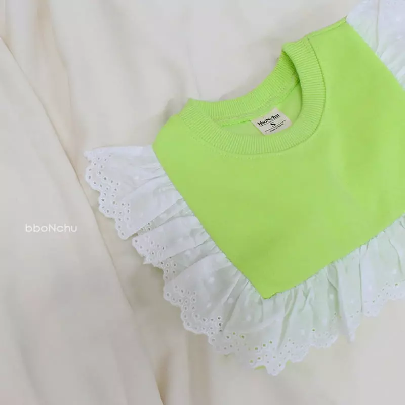 Bbonchu - Korean Children Fashion - #Kfashion4kids - Petti Lace Tee - 5