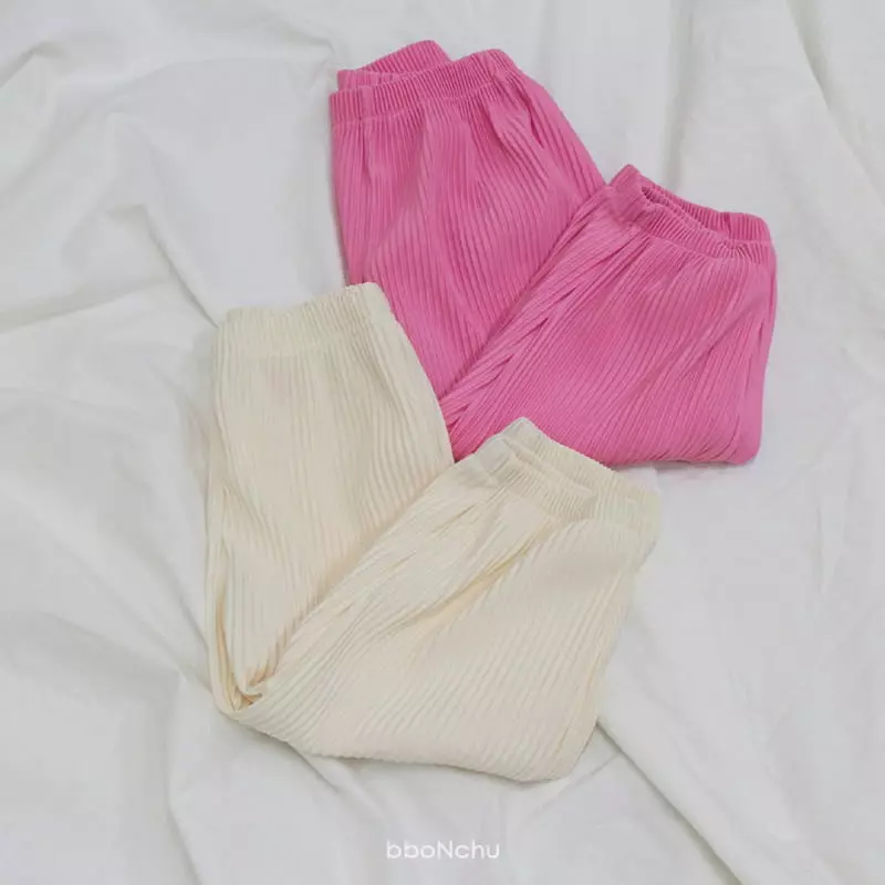 Bbonchu - Korean Children Fashion - #kidzfashiontrend - Winkle Jogger Pants - 4