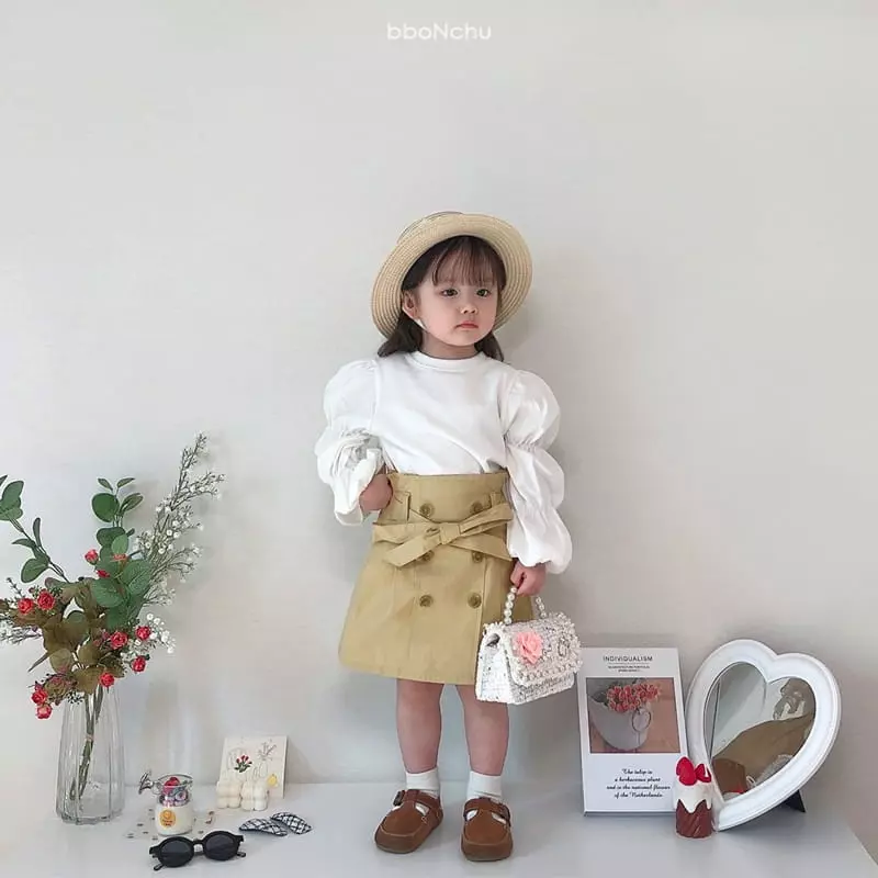 Bbonchu - Korean Children Fashion - #Kfashion4kids - Trench Skirt - 10