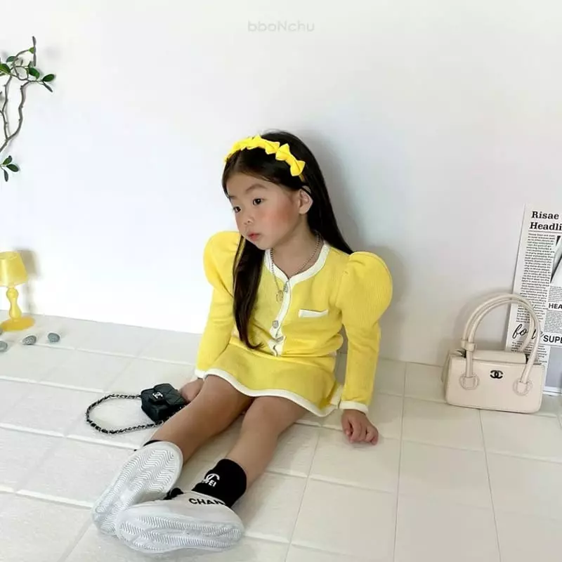 Bbonchu - Korean Children Fashion - #childofig - Sha Sha Top Bottom Set - 4
