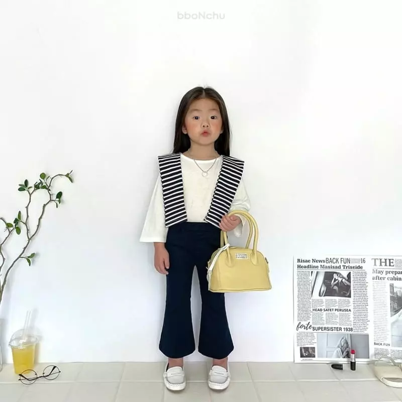 Bbonchu - Korean Children Fashion - #childofig - Cuty Bootscut Pants - 2