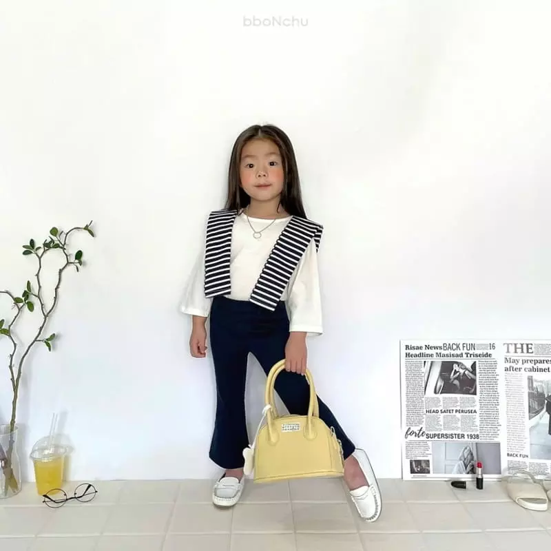 Bbonchu - Korean Children Fashion - #childofig - Cuty Bootscut Pants - 3