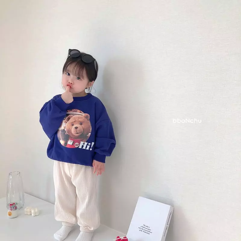 Bbonchu - Korean Children Fashion - #childofig - High Ted Sweatshirt - 12