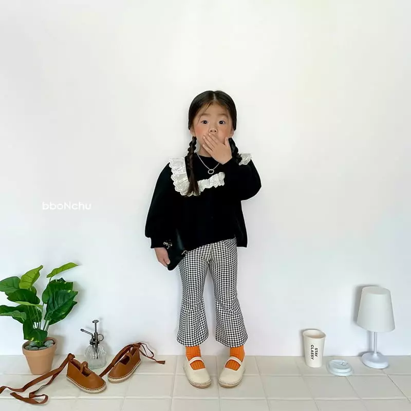 Bbonchu - Korean Children Fashion - #childofig - Petti Lace Tee - 10