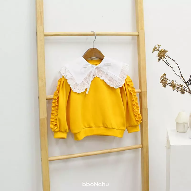 Bbonchu - Korean Children Fashion - #prettylittlegirls - Big Collar Cape - 4