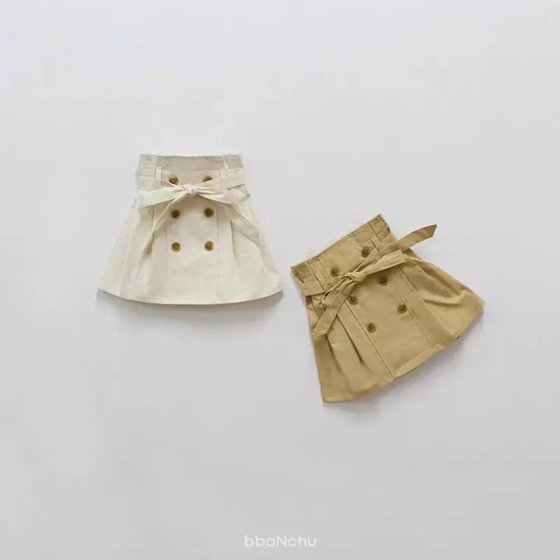 Bbonchu - Korean Children Fashion - #childofig - Trench Skirt