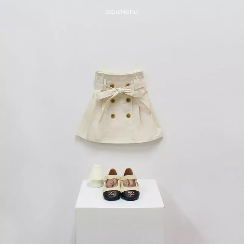 Bbonchu - Korean Children Fashion - #childofig - Trench Skirt - 2