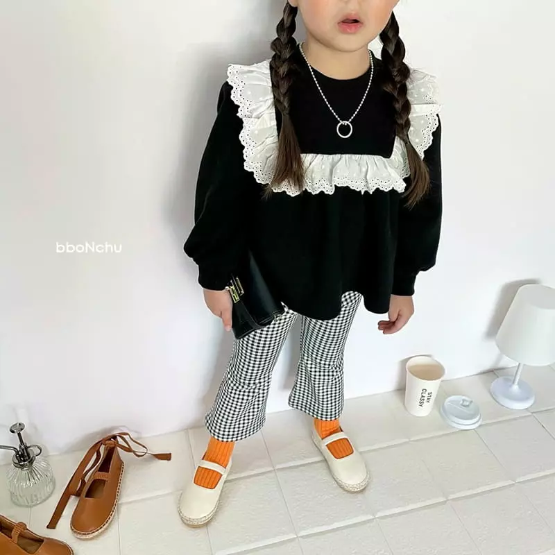 Bbonchu - Korean Children Fashion - #childrensboutique - Petti Lace Tee - 12