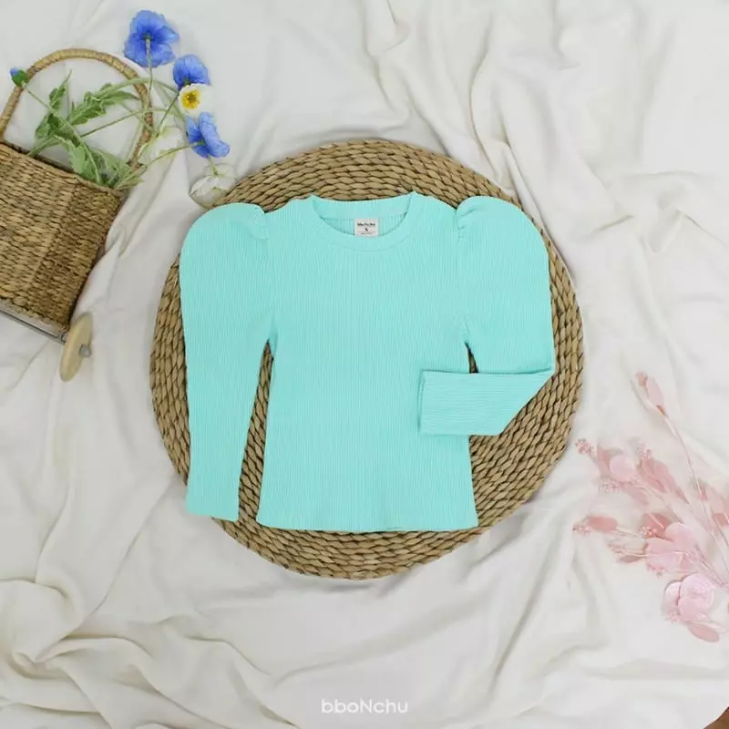 Bbonchu - Korean Children Fashion - #childrensboutique - Bbog Bbong Rib Tee - 5