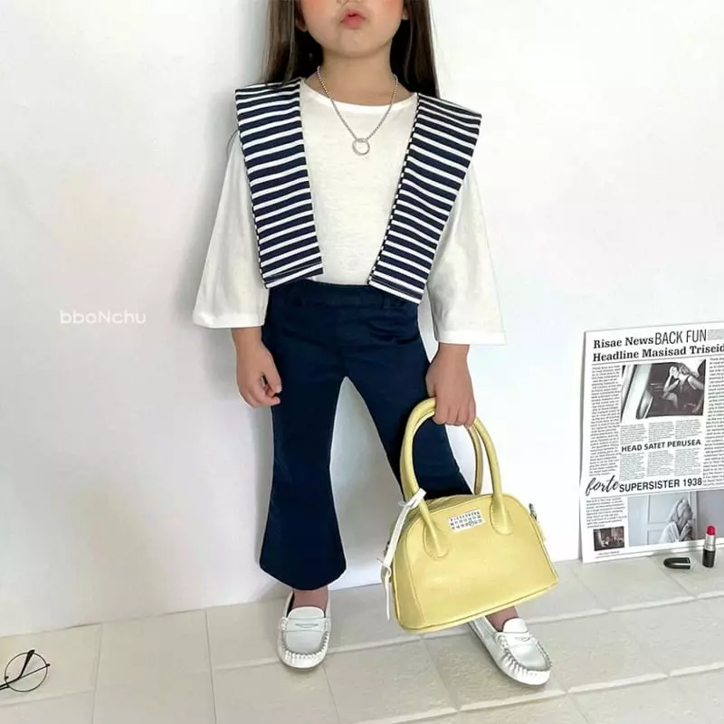Bbonchu - Korean Children Fashion - #designkidswear - Cuty Bootscut Pants - 5