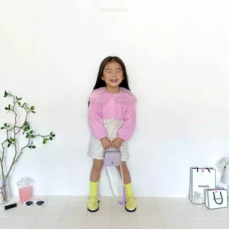 Bbonchu - Korean Children Fashion - #childrensboutique - Pearl Waffle Cardigan - 4