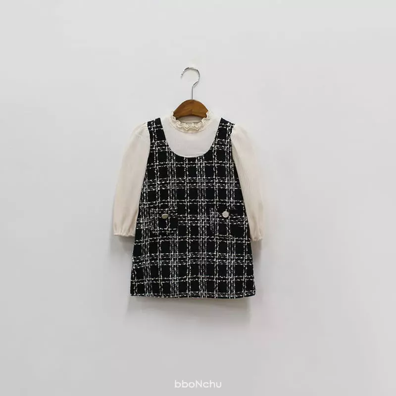 Bbonchu - Korean Children Fashion - #designkidswear - Twid One-piece - 3