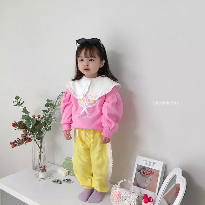 Bbonchu - Korean Children Fashion - #discoveringself - Lace Jogger Pants - 9
