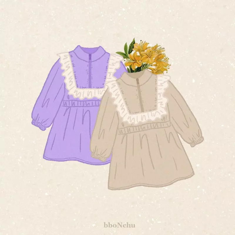 Bbonchu - Korean Children Fashion - #discoveringself - Spring Wind One-piece - 7