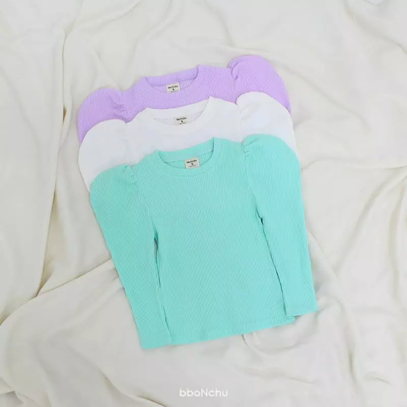 Bbonchu - Korean Children Fashion - #discoveringself - Bbog Bbong Rib Tee - 7