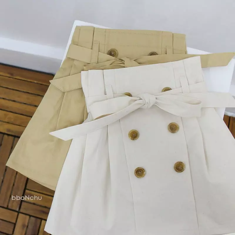 Bbonchu - Korean Children Fashion - #discoveringself - Trench Skirt - 5
