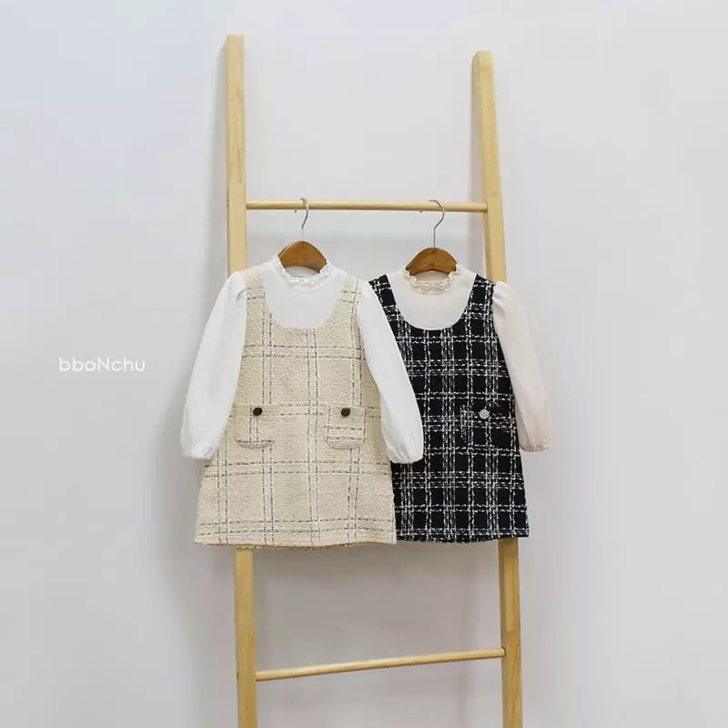 Bbonchu - Korean Children Fashion - #designkidswear - Twid One-piece - 4