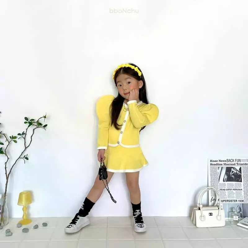 Bbonchu - Korean Children Fashion - #fashionkids - Sha Sha Top Bottom Set - 8