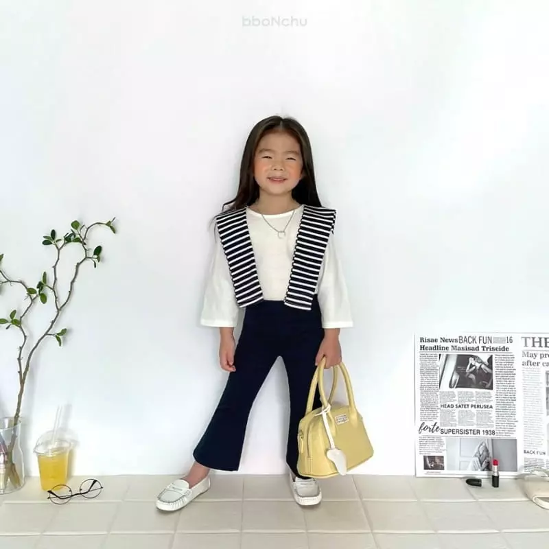 Bbonchu - Korean Children Fashion - #fashionkids - Cuty Bootscut Pants - 7
