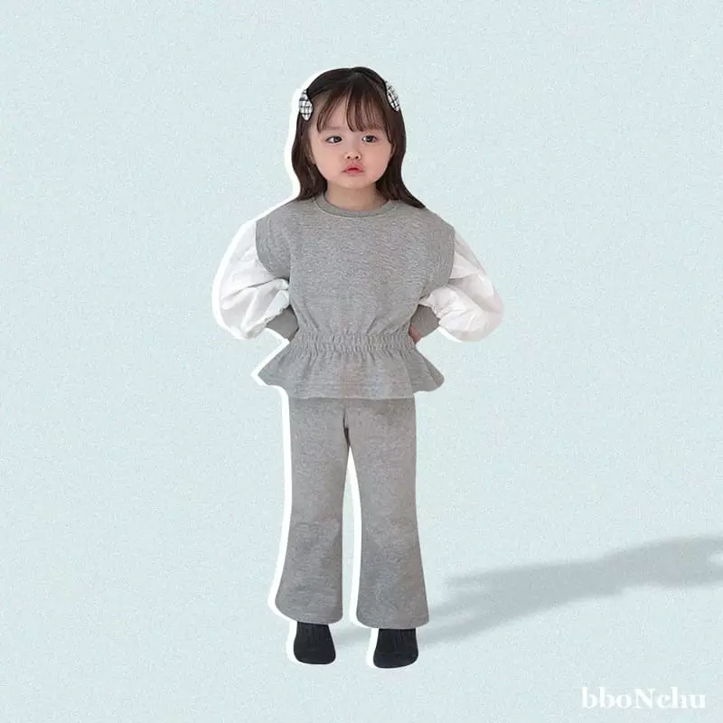 Bbonchu - Korean Children Fashion - #fashionkids - Lemona Top Bottom Set - 9