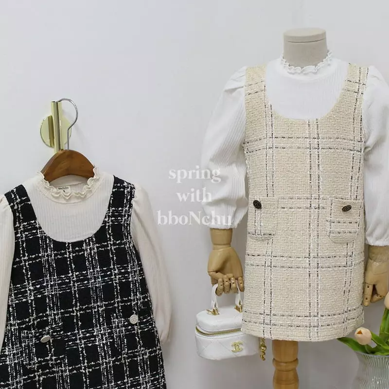 Bbonchu - Korean Children Fashion - #fashionkids - Twid One-piece - 5