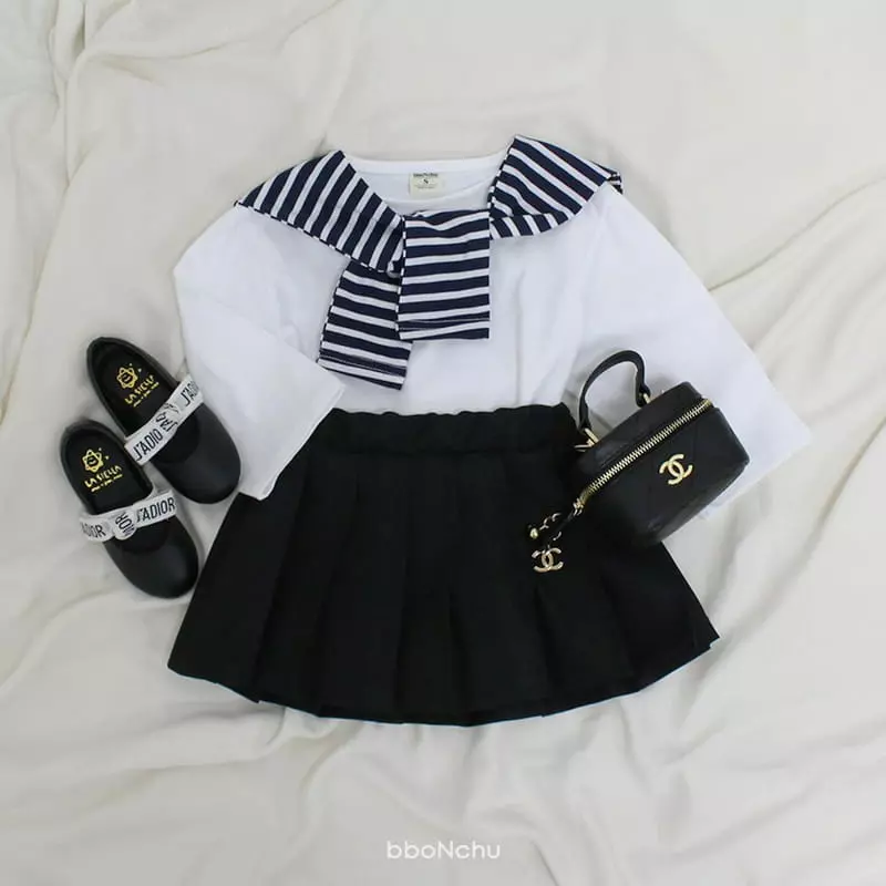 Bbonchu - Korean Children Fashion - #kidsshorts - Pleats Skirt - 7