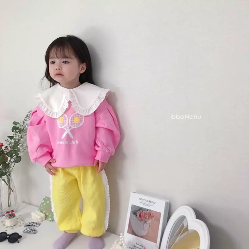 Bbonchu - Korean Children Fashion - #kidsstore - Lace Jogger Pants - 12