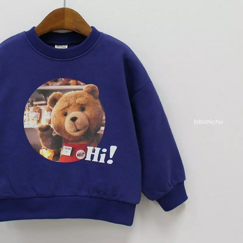 Bbonchu - Korean Children Fashion - #kidsstore - High Ted Sweatshirt - 5