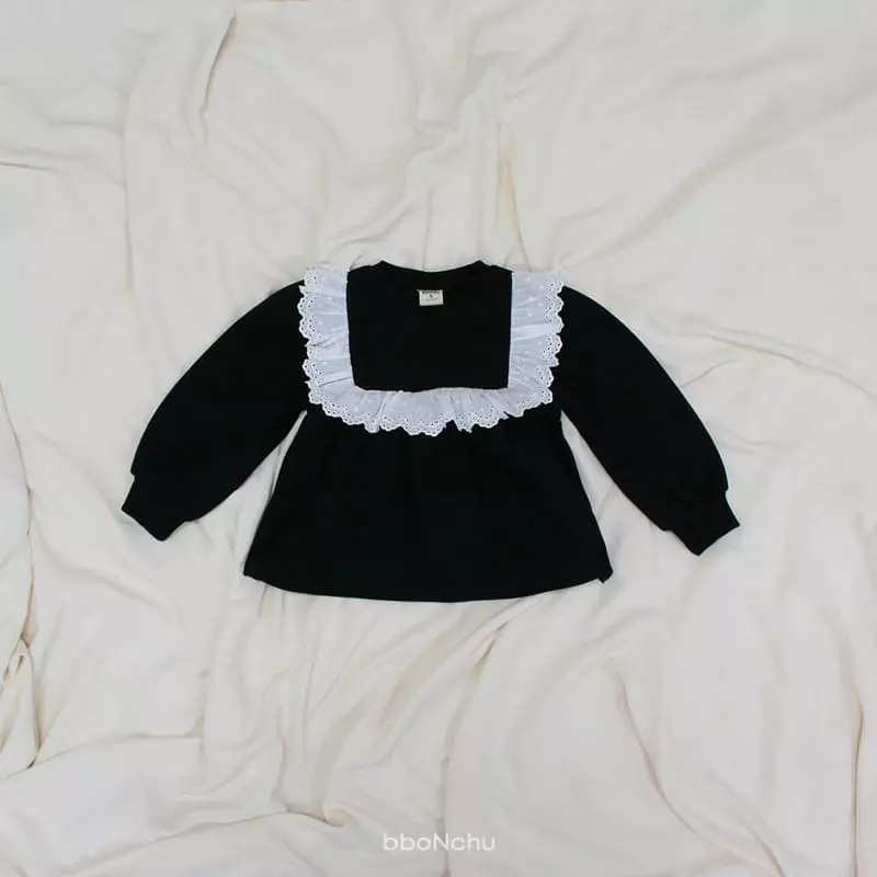 Bbonchu - Korean Children Fashion - #kidsstore - Petti Lace Tee - 3
