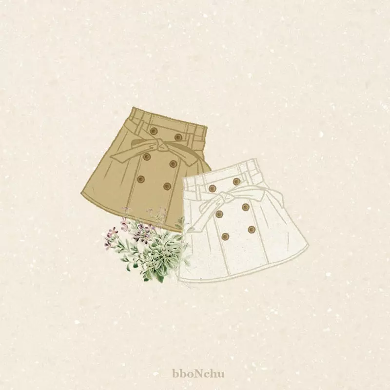 Bbonchu - Korean Children Fashion - #kidsstore - Trench Skirt - 8