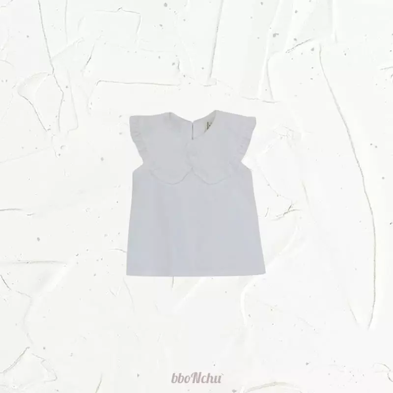 Bbonchu - Korean Children Fashion - #kidzfashiontrend - Big Collar Inner Tee - 7