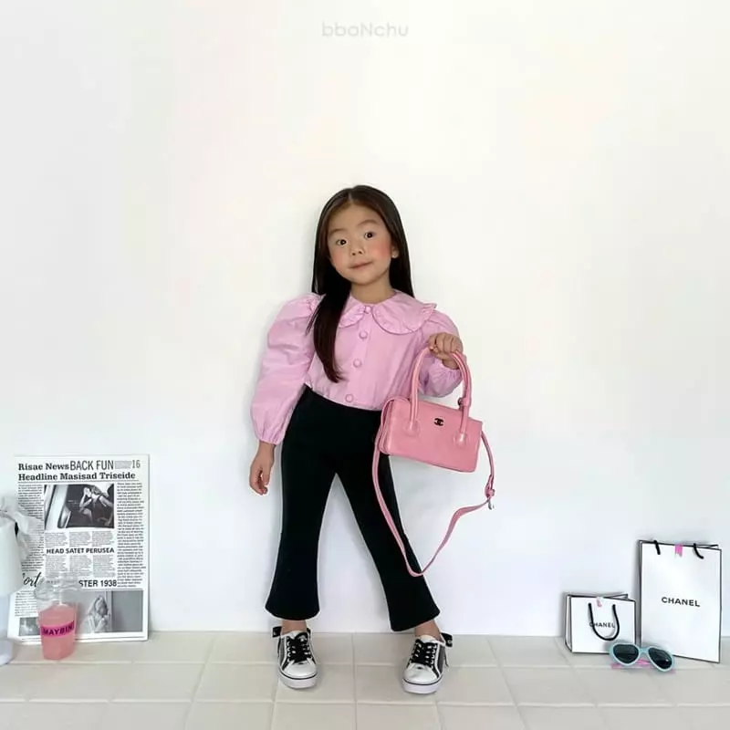 Bbonchu - Korean Children Fashion - #kidzfashiontrend - Ella Button Pants - 3