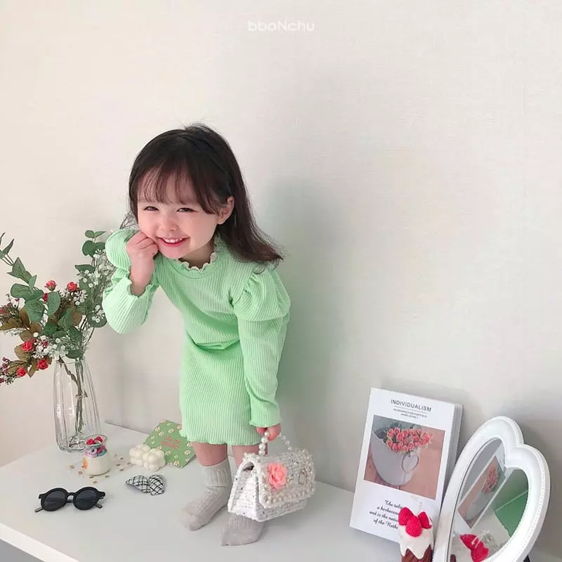 Bbonchu - Korean Children Fashion - #kidzfashiontrend - Ade One-piece - 10