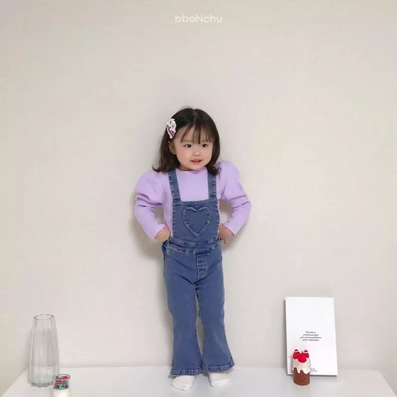 Bbonchu - Korean Children Fashion - #kidzfashiontrend - Bbog Bbong Rib Tee - 11