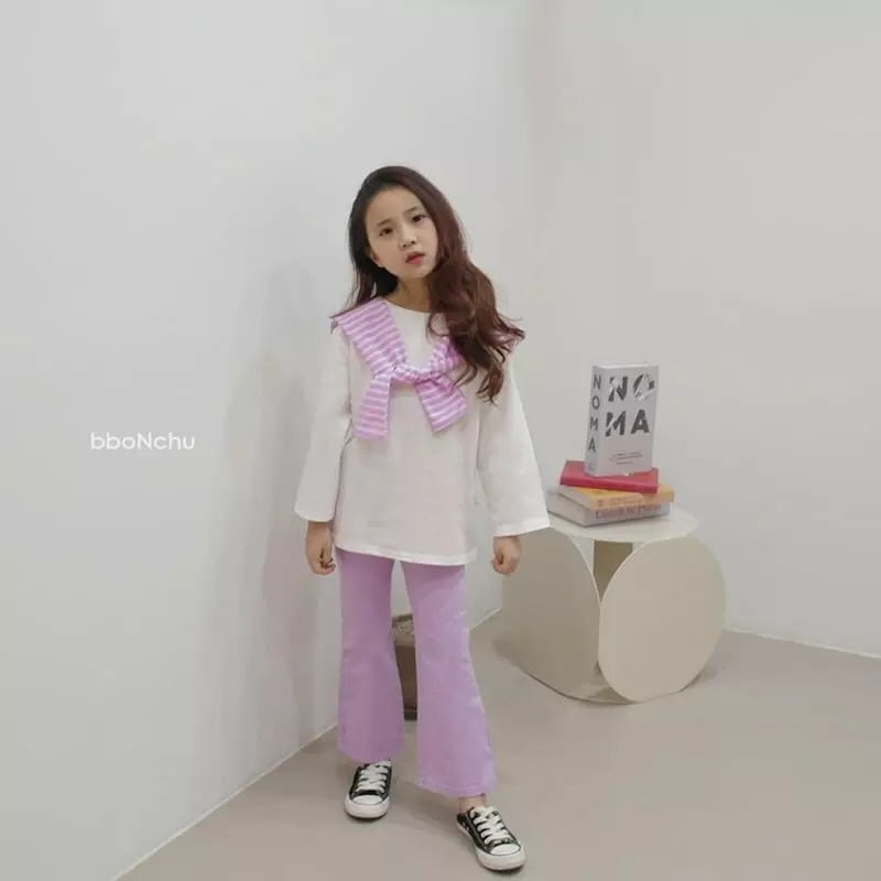 Bbonchu - Korean Children Fashion - #littlefashionista - Cuty Bootscut Pants - 12