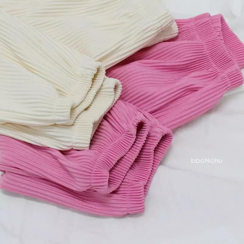 Bbonchu - Korean Children Fashion - #littlefashionista - Winkle Jogger Pants - 5