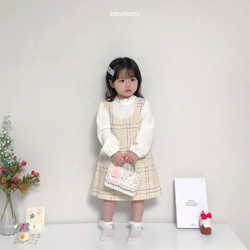 Bbonchu - Korean Children Fashion - #littlefashionista - Twid One-piece - 10