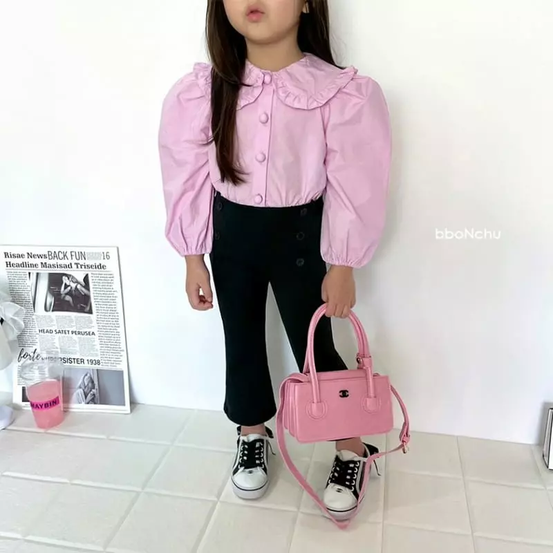 Bbonchu - Korean Children Fashion - #magicofchildhood - Ella Button Pants - 6