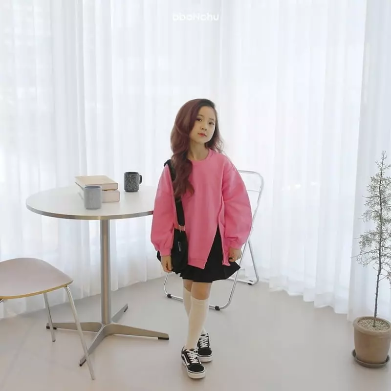 Bbonchu - Korean Children Fashion - #minifashionista - Button Sweatshirt - 5