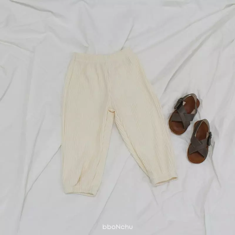 Bbonchu - Korean Children Fashion - #minifashionista - Winkle Jogger Pants - 7