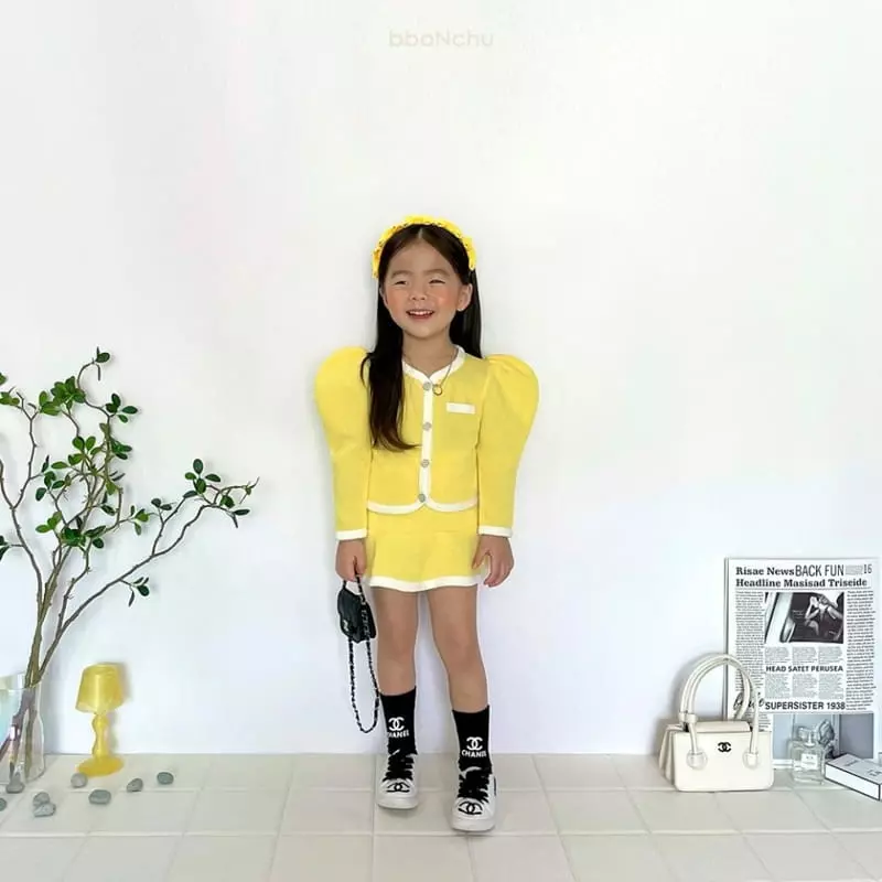 Bbonchu - Korean Children Fashion - #prettylittlegirls - Sha Sha Top Bottom Set - 2
