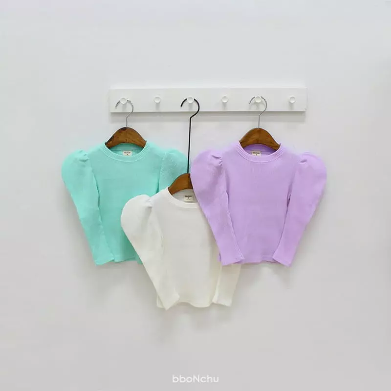 Bbonchu - Korean Children Fashion - #prettylittlegirls - Bbog Bbong Rib Tee - 2