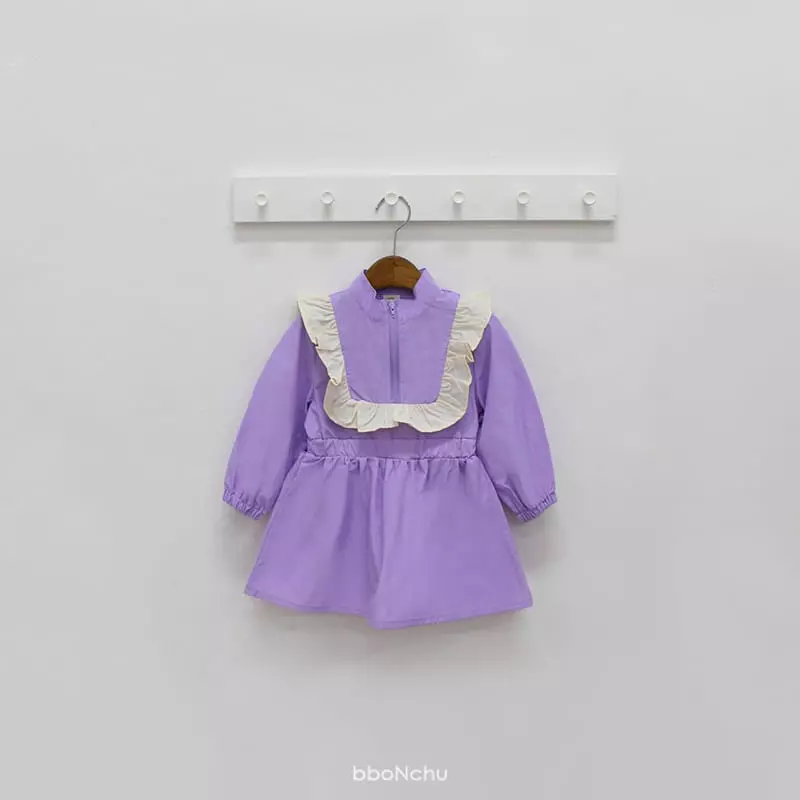 Bbonchu - Korean Children Fashion - #stylishchildhood - Spring Wind One-piece - 3