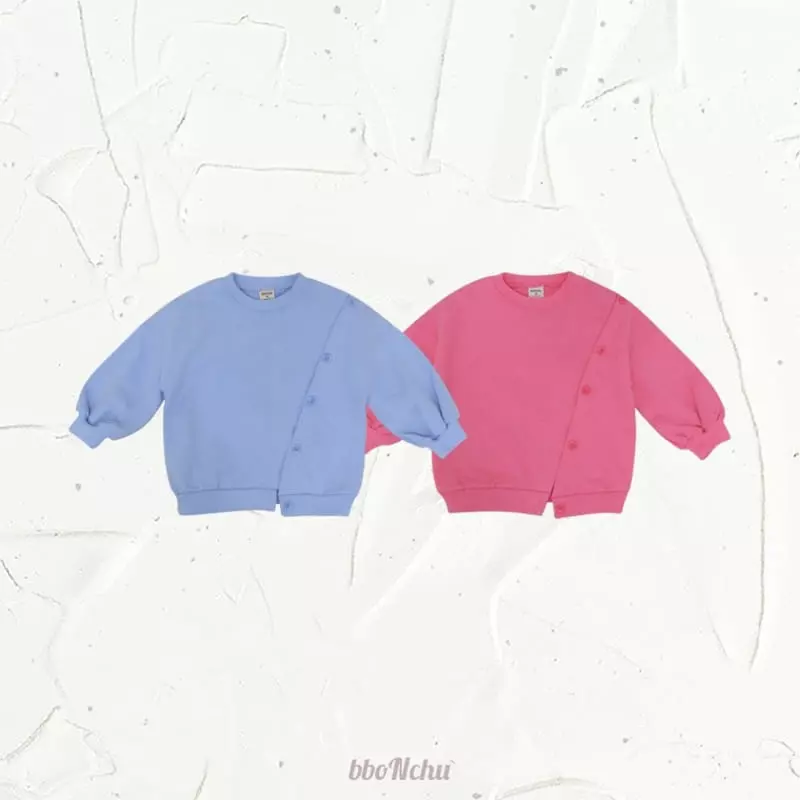 Bbonchu - Korean Children Fashion - #todddlerfashion - Button Sweatshirt - 7