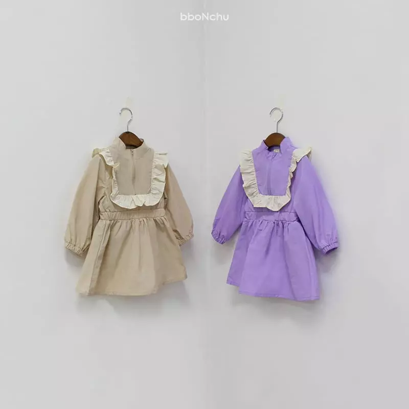 Bbonchu - Korean Children Fashion - #toddlerclothing - Spring Wind One-piece - 2