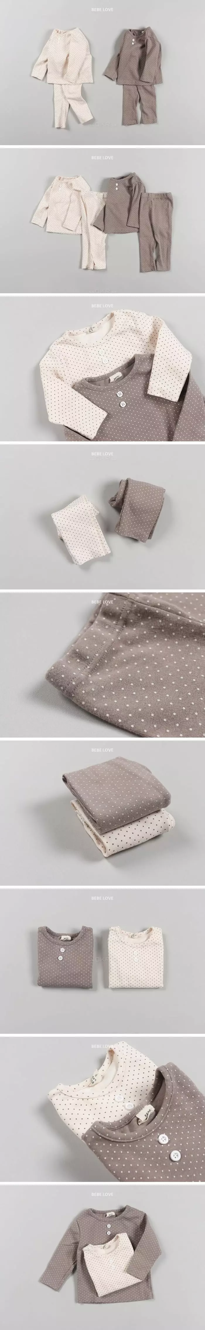 Bebe Love - Korean Baby Fashion - #babygirlfashion - Choucream Top Bottom Set