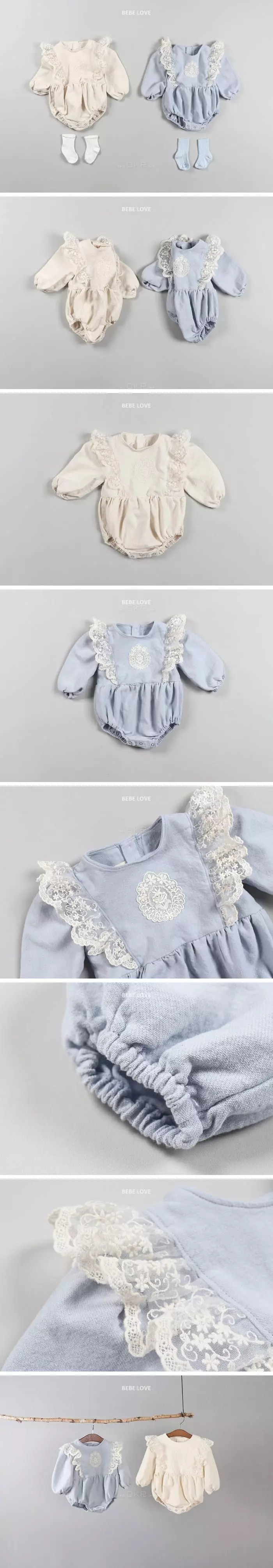 Bebe Love - Korean Baby Fashion - #babyoutfit - Motive Bodysuit