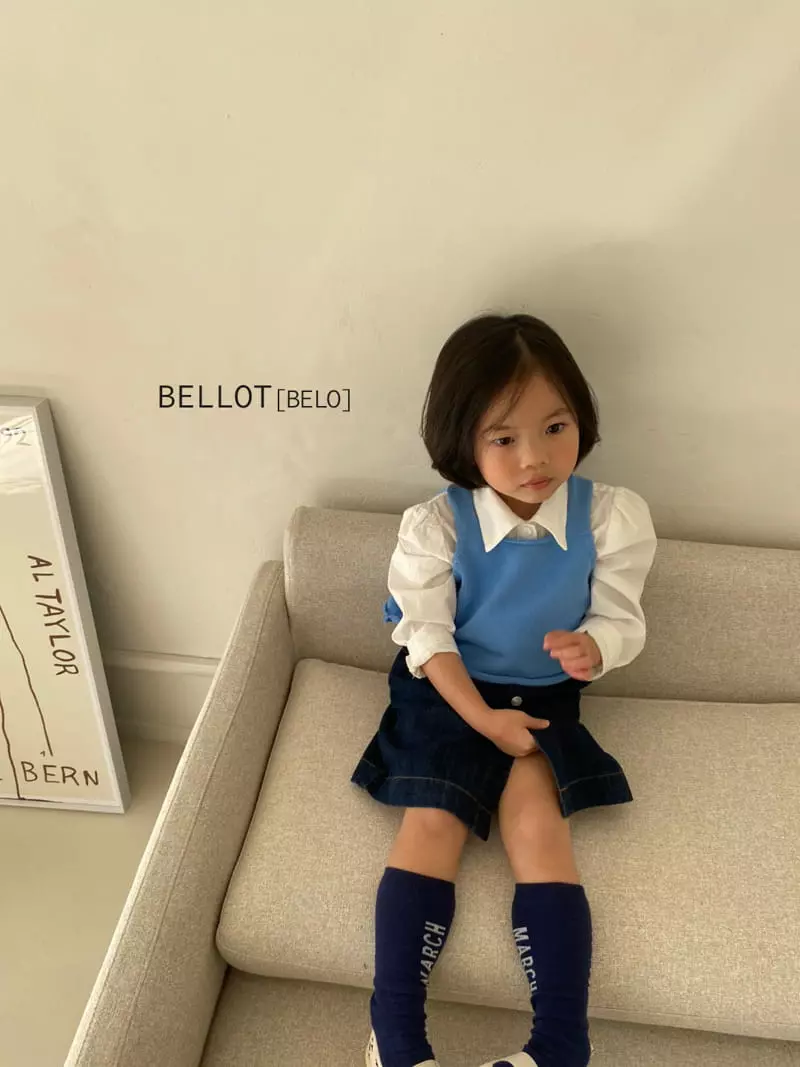 Bellot - Korean Children Fashion - #fashionkids - Denim Skrit - 11