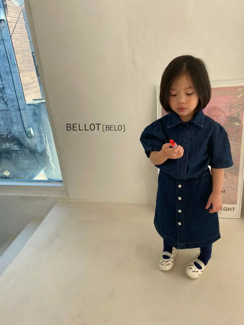 Bellot - Korean Children Fashion - #prettylittlegirls - Denim Skrit - 3