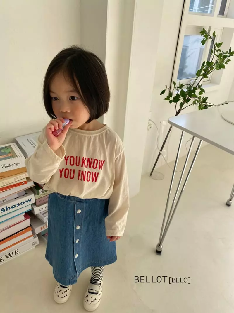 Bellot - Korean Children Fashion - #stylishchildhood - Denim Skrit - 6